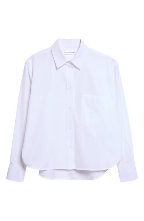 Ellys Cotton Poplin Button-Up Shirt