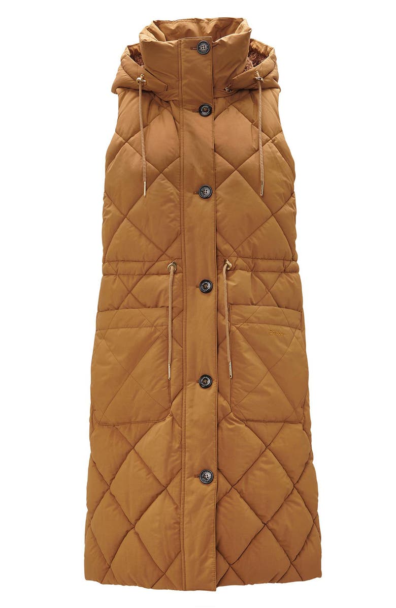 Barbour Orinsay Quilted Hooded Vest, Alternate, color, 