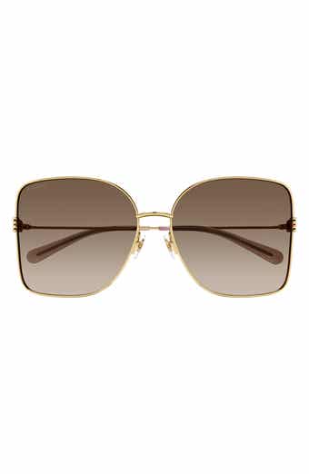 Fendi 'Fendi First 59mm Geometric Sunglasses | Nordstrom Fendi 'Fendi First 59mm Geometric Sunglasses | Nordstrom