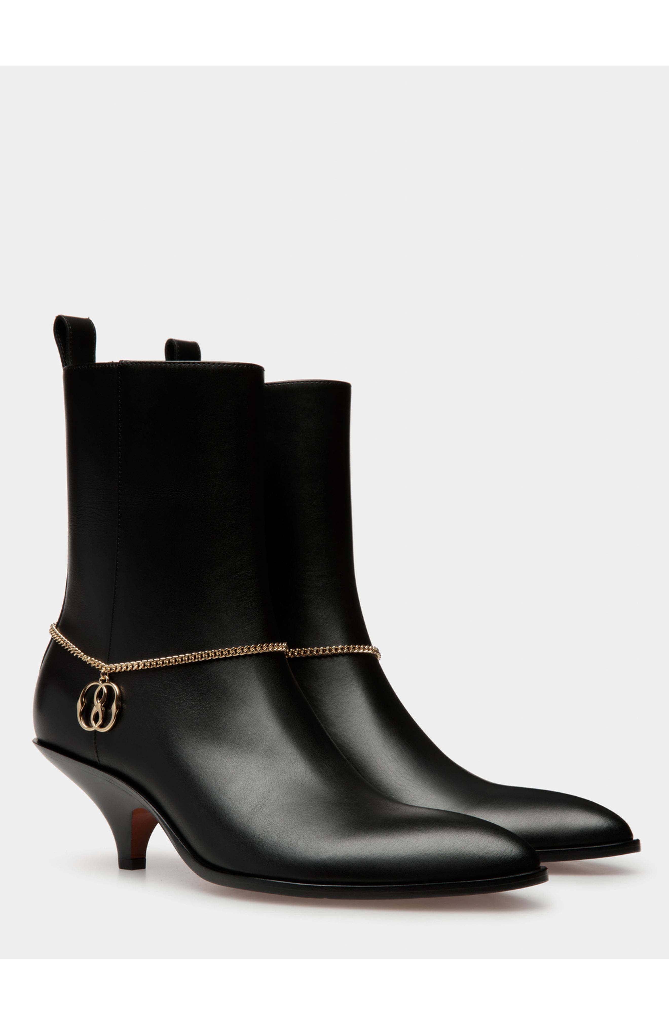 Bally Laredo Booties, Alternate, color, Black