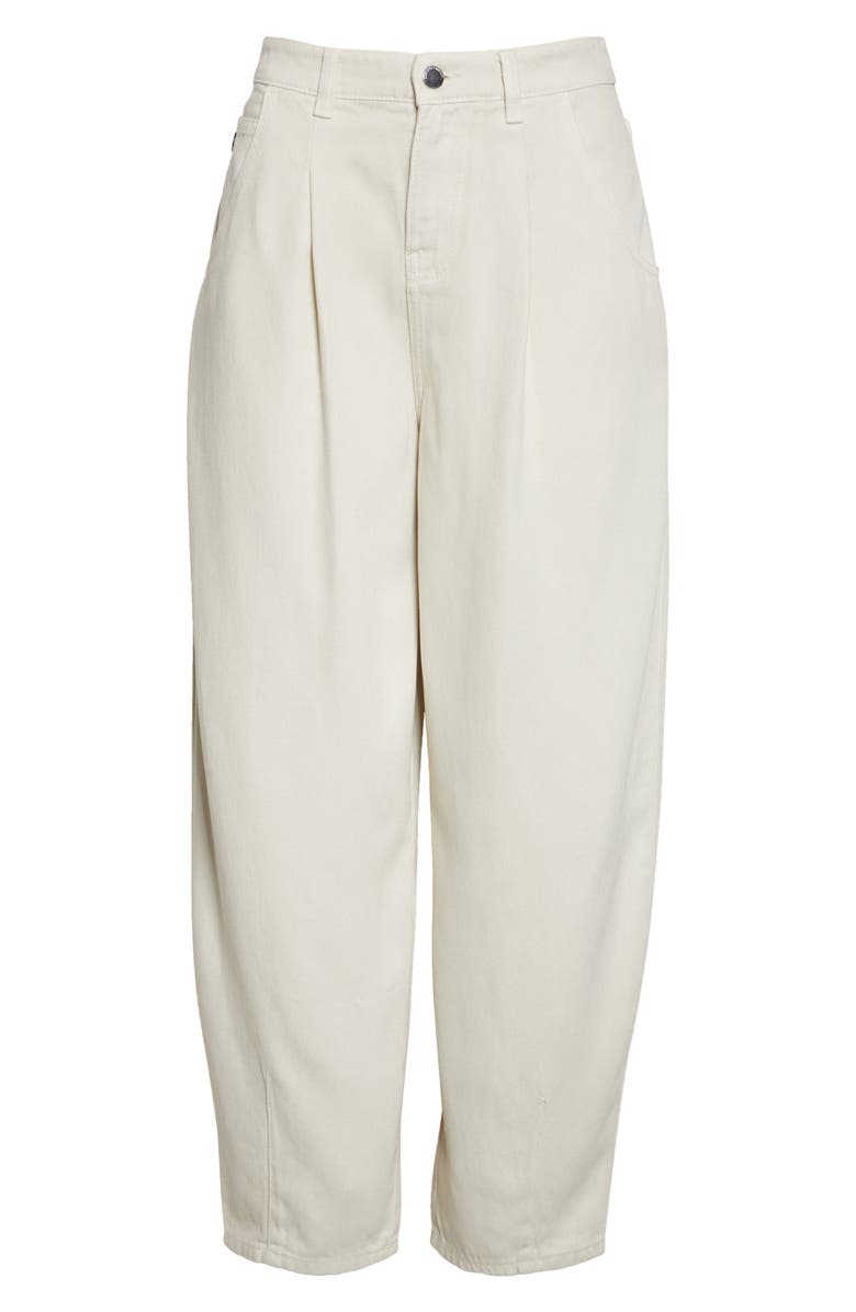 Emporio Armani J8H Relaxed-Fit Pants, Alternate, color, Solid White