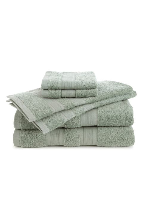 Low Lint 6-Pack Bath Towel Set