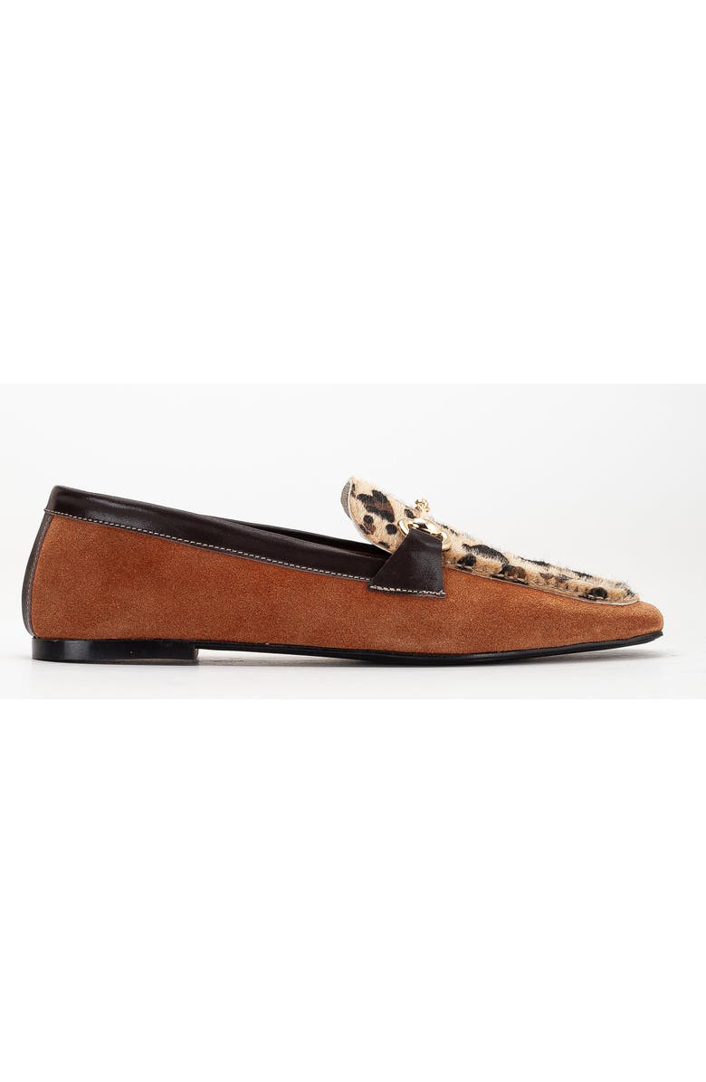 Forever & Always Shoes Mabel Suede Leather Horsebit Loafers, Alternate, color, Cognac Brown Suede Leather