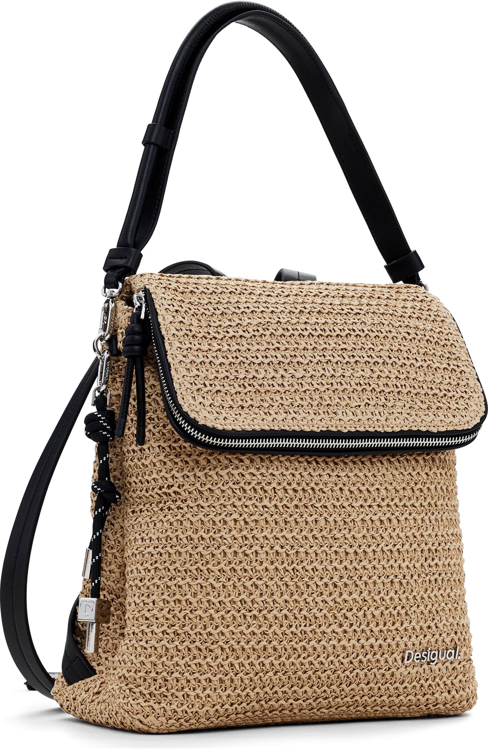 Desigual Mini Straw Backpack | Nordstrom