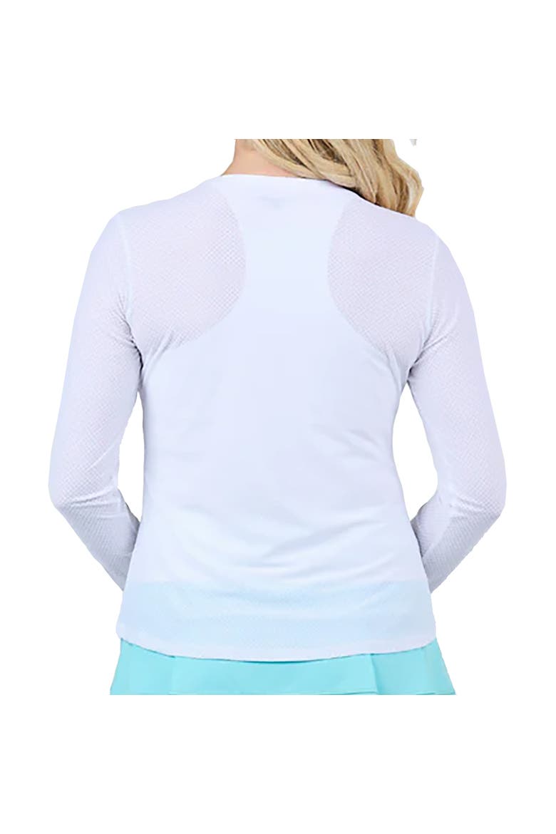Staples Womens Long Sleeve Tennis Shirt, Alternate, color, White