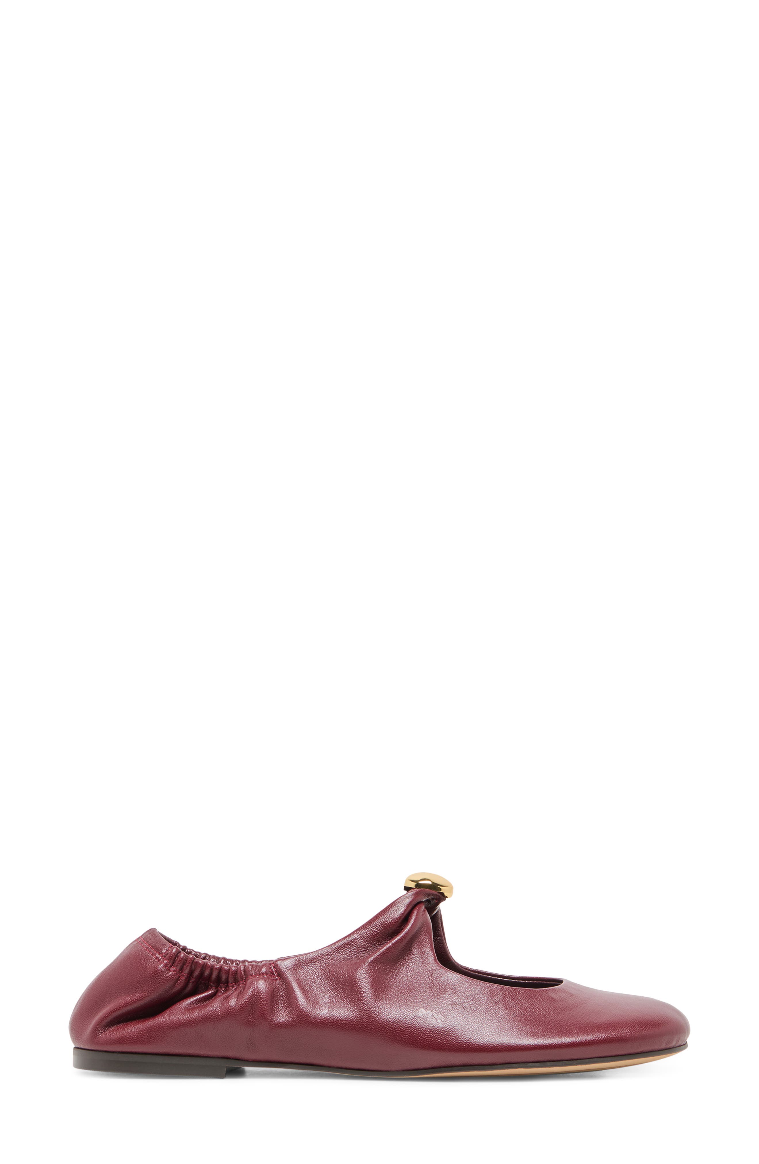 Cornel Mary Jane Flat, Alternate, color, OXBLOOD LEATHER