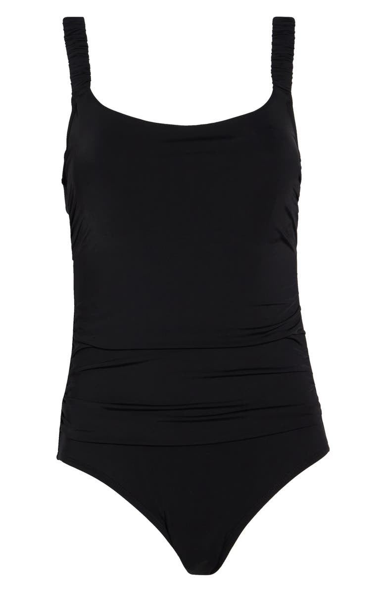 JANTZEN Jolie One-Piece Swimsuit, Main, color, Black