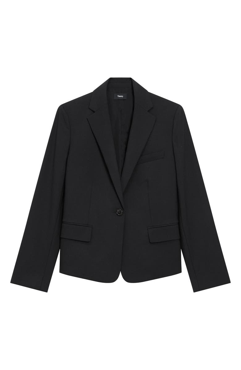 Theory Slim Fit Stretch Wool One Button Blazer, Alternate, color, 