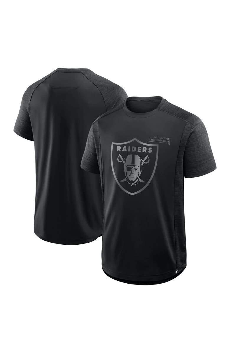 FANATICS Men's Fanatics Black Las Vegas Raiders Deceptive Juke T-Shirt, Main, color, Black