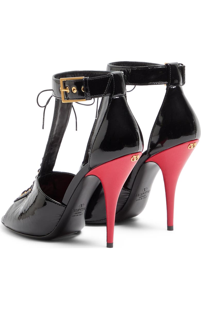 Valentino Garavani Bustier T-Strap Sandal, Alternate, color,