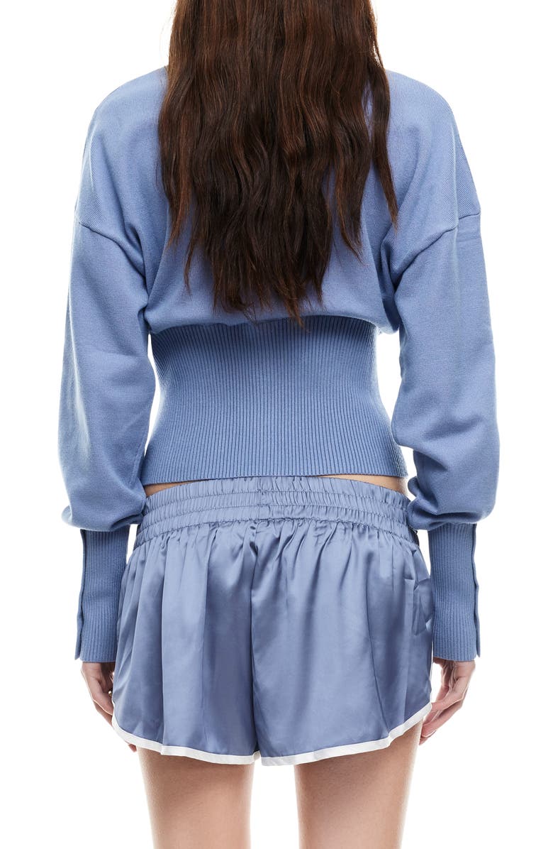 LIONESS Sundown Cardigan, Alternate, color, Slate Blue