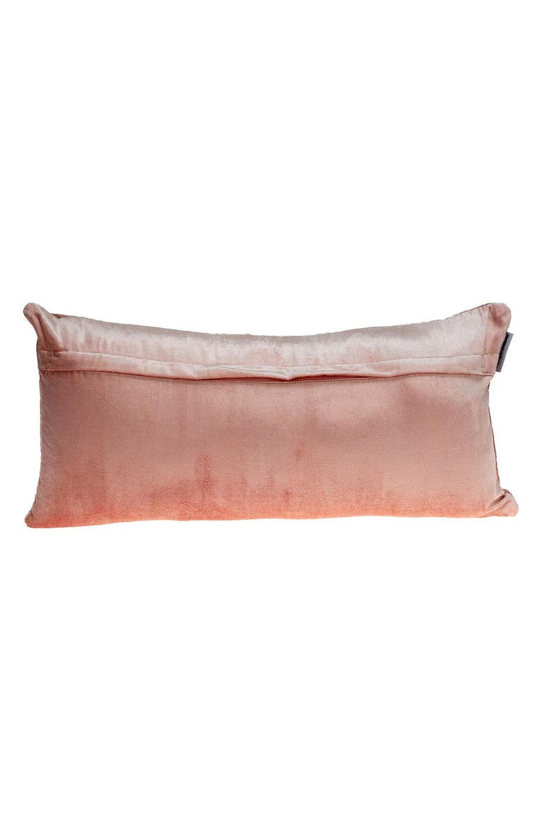 PARKLAND COLLECTION Iphis Topstitched Throw Pillow, Alternate, color, Pink