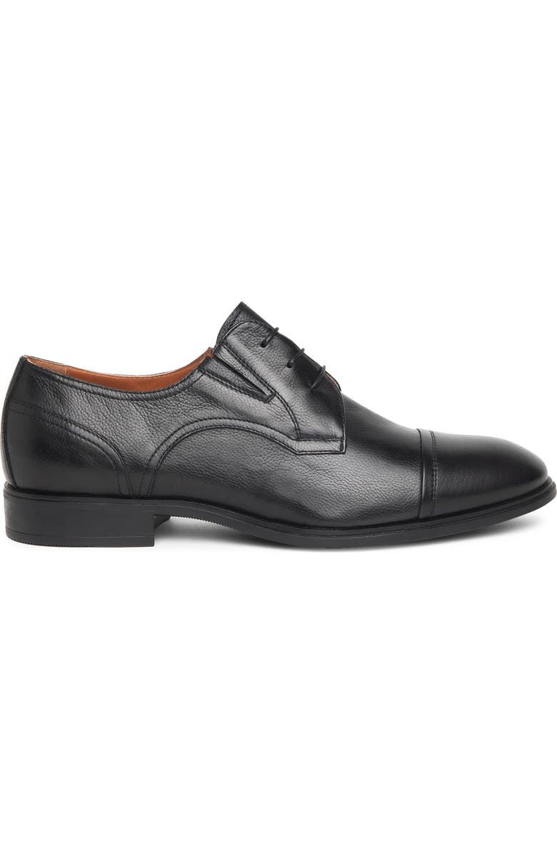 NeroGiardini Cap Toe Lace-Up Oxford, Alternate, color, Black