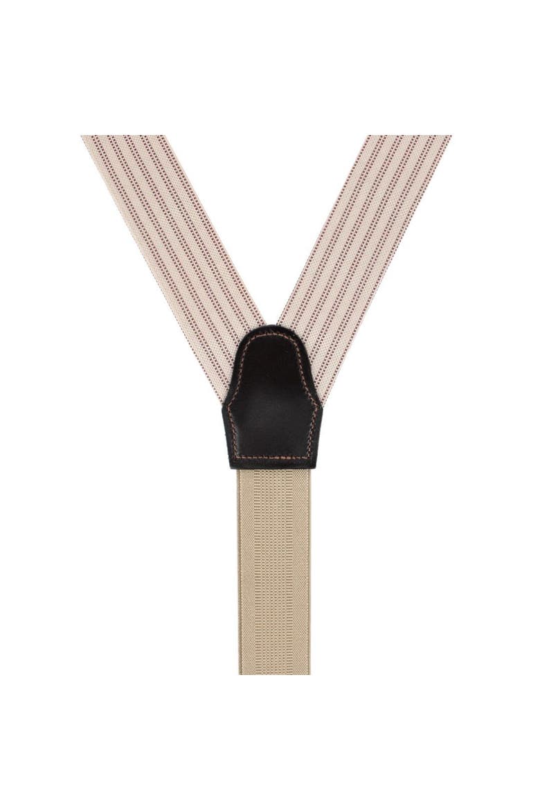 Booker Southern Gentleman Silk Button End Suspenders, Alternate, color, Khaki