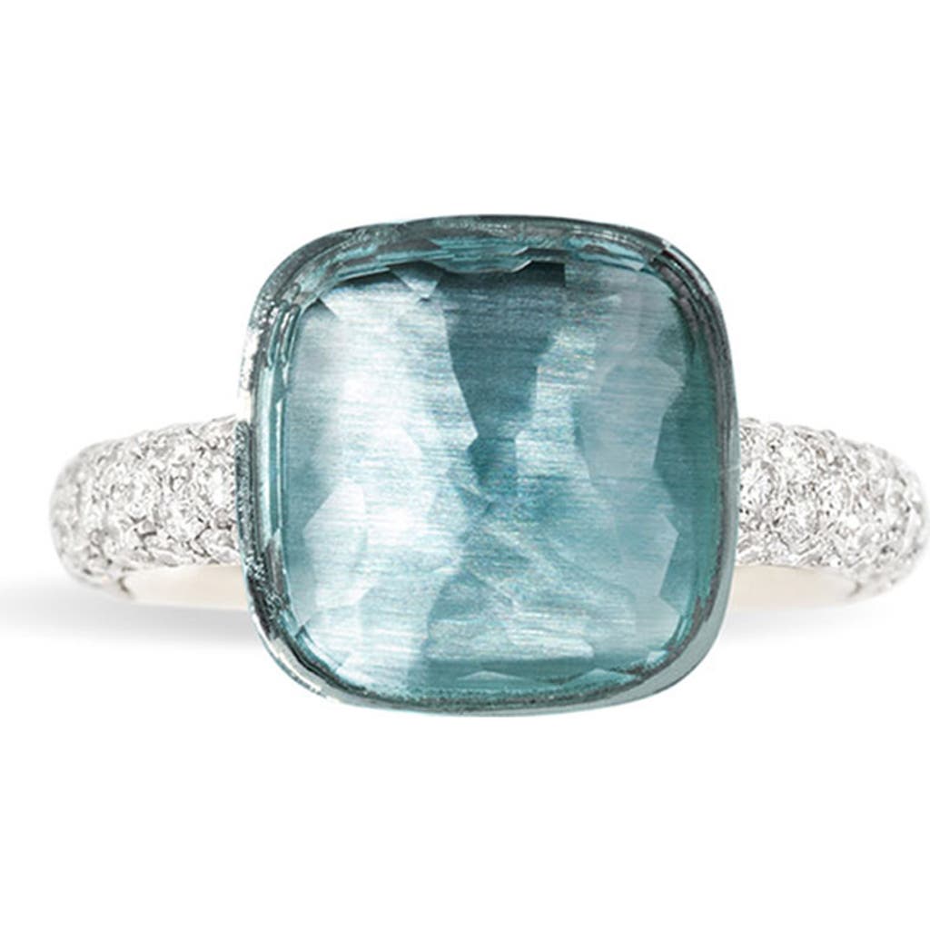 Pomellato Nudo Maxi Ring In Blue
