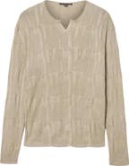 John Varvatos Vinny Broken Pattern Henley