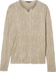 John Varvatos Vinny Broken Pattern Henley