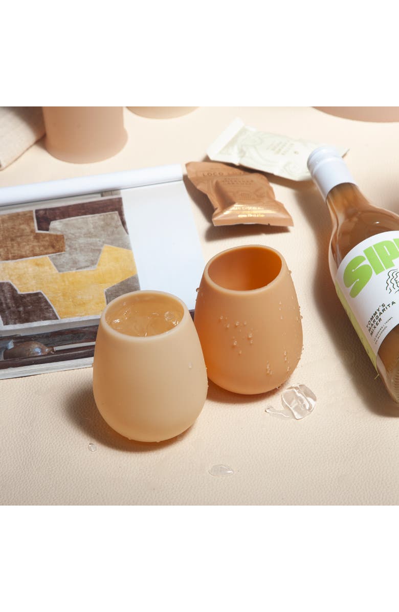 Porter Green Fegg | Silicone Unbreakable Glasses - Set of 2, Alternate, color, Wheat + Oat