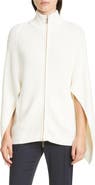 BOSS Leilane Cape Sleeve Wool Blend Cardigan