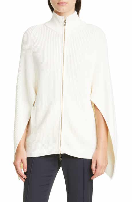 Leilane Cape Sleeve Wool Blend Cardigan