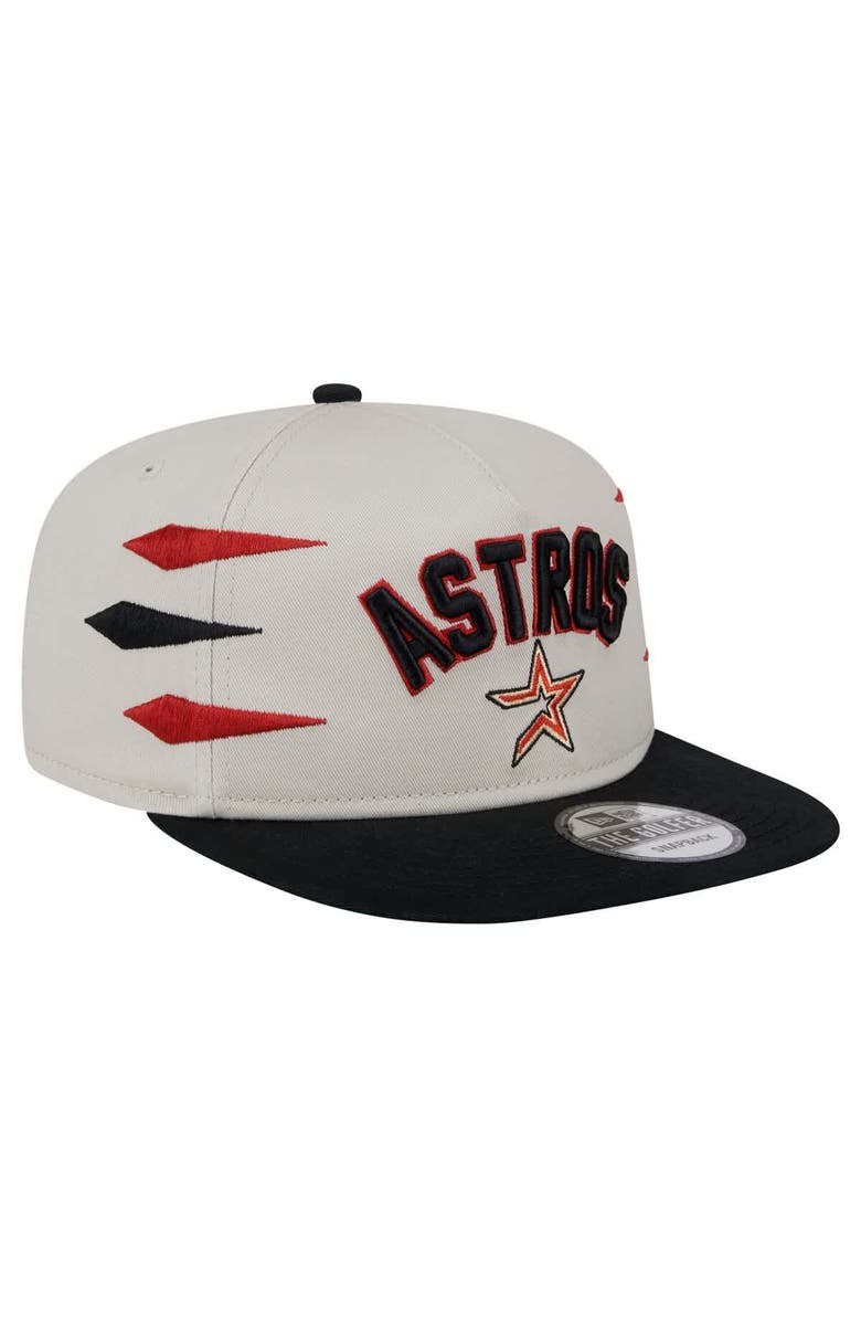 New Era Men's New Era Cream Houston Astros Iron Golfer Snapback Hat, Alternate, color, Cream