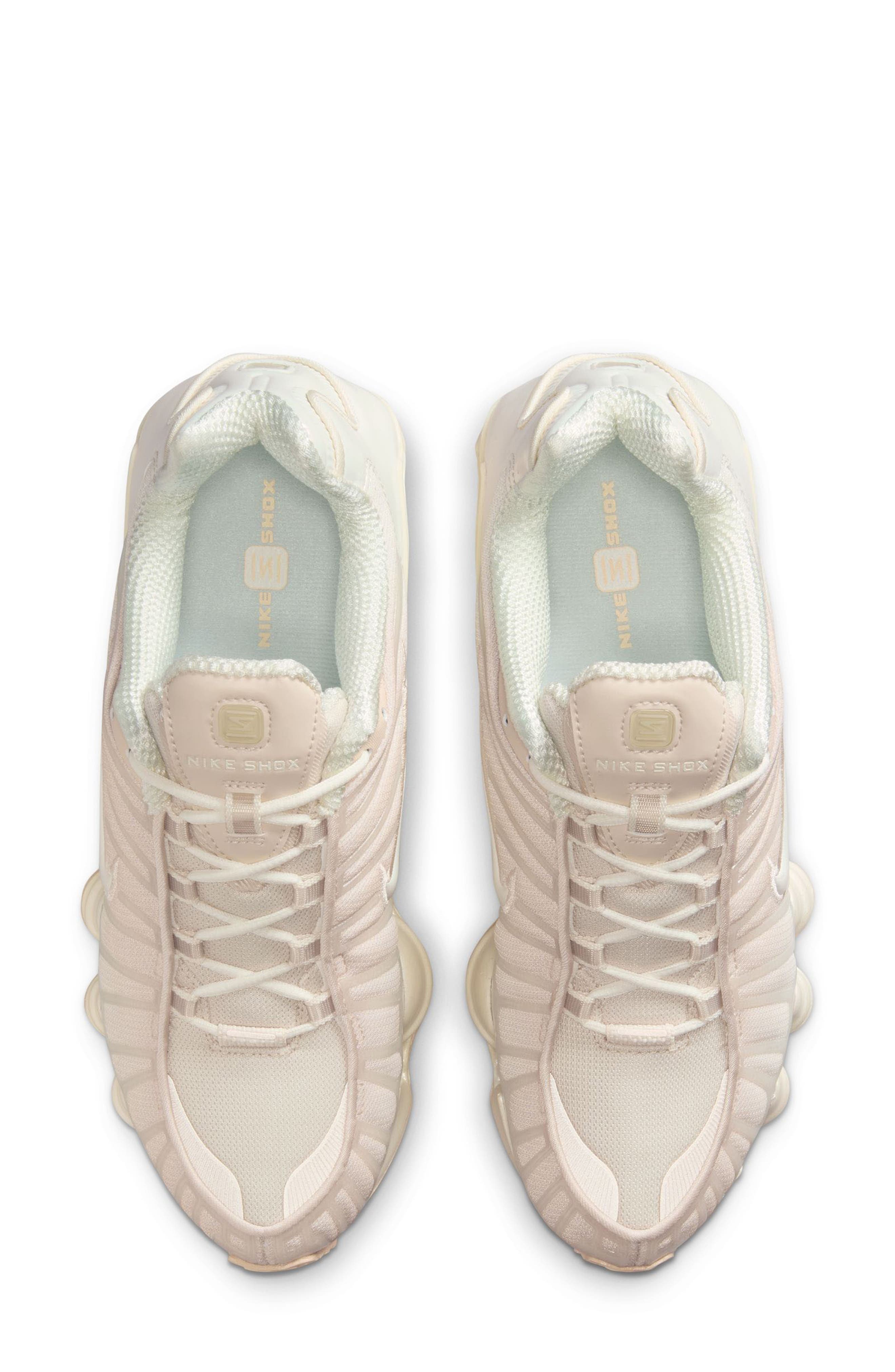 Nike Shox TL Sneaker, Alternate, color, Pearl White/ Soft Pearl/ Pink
