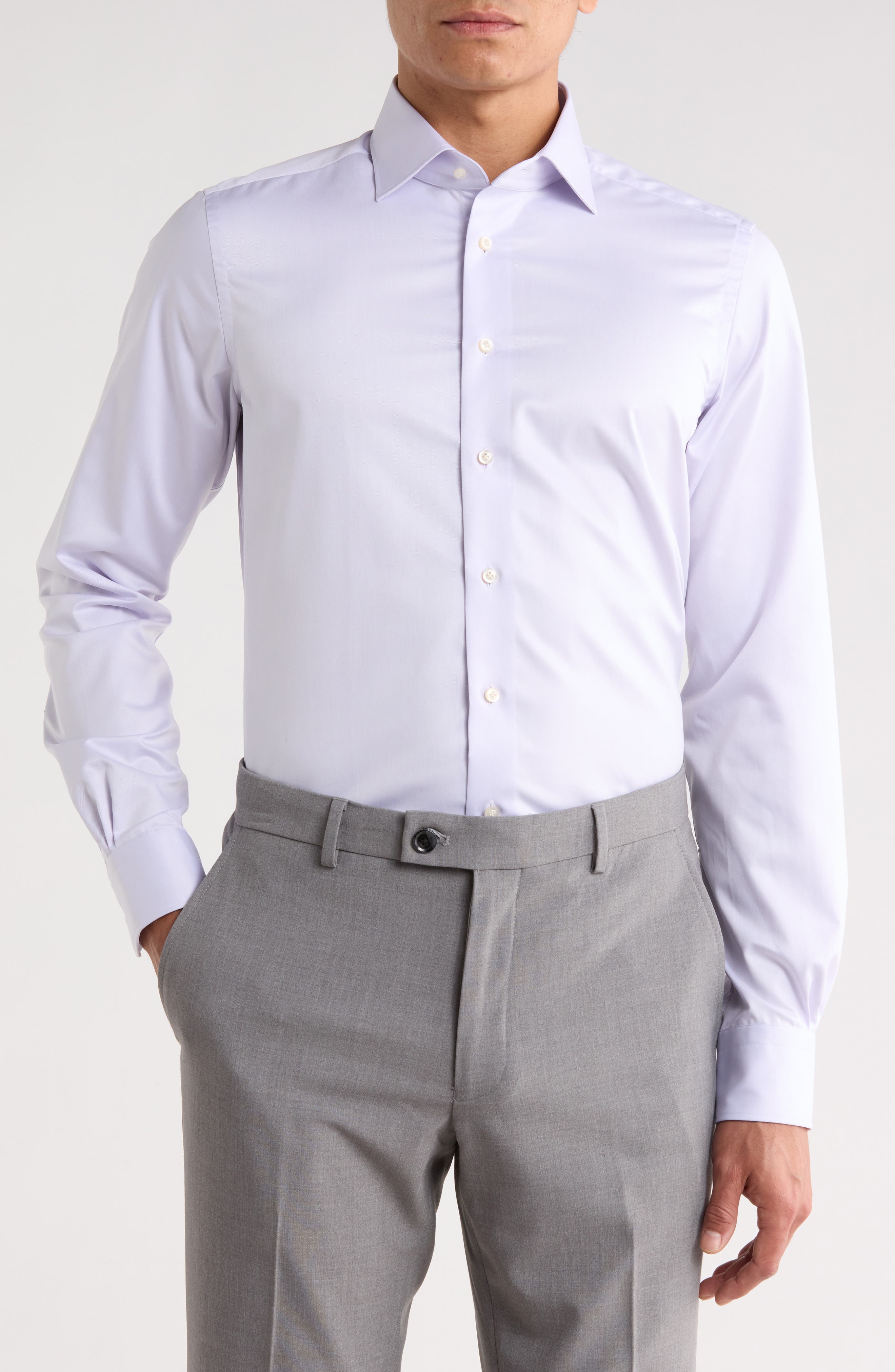 Emanuel Berg Traveller Modern Fit Dress Shirt