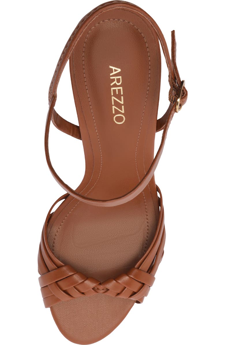 Arezzo Nina Ankle Strap Sandal, Alternate, color, Soul Natural