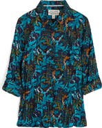 Seasalt Cornwall Larissa Printed Organic Cotton Button-Up Shirt
