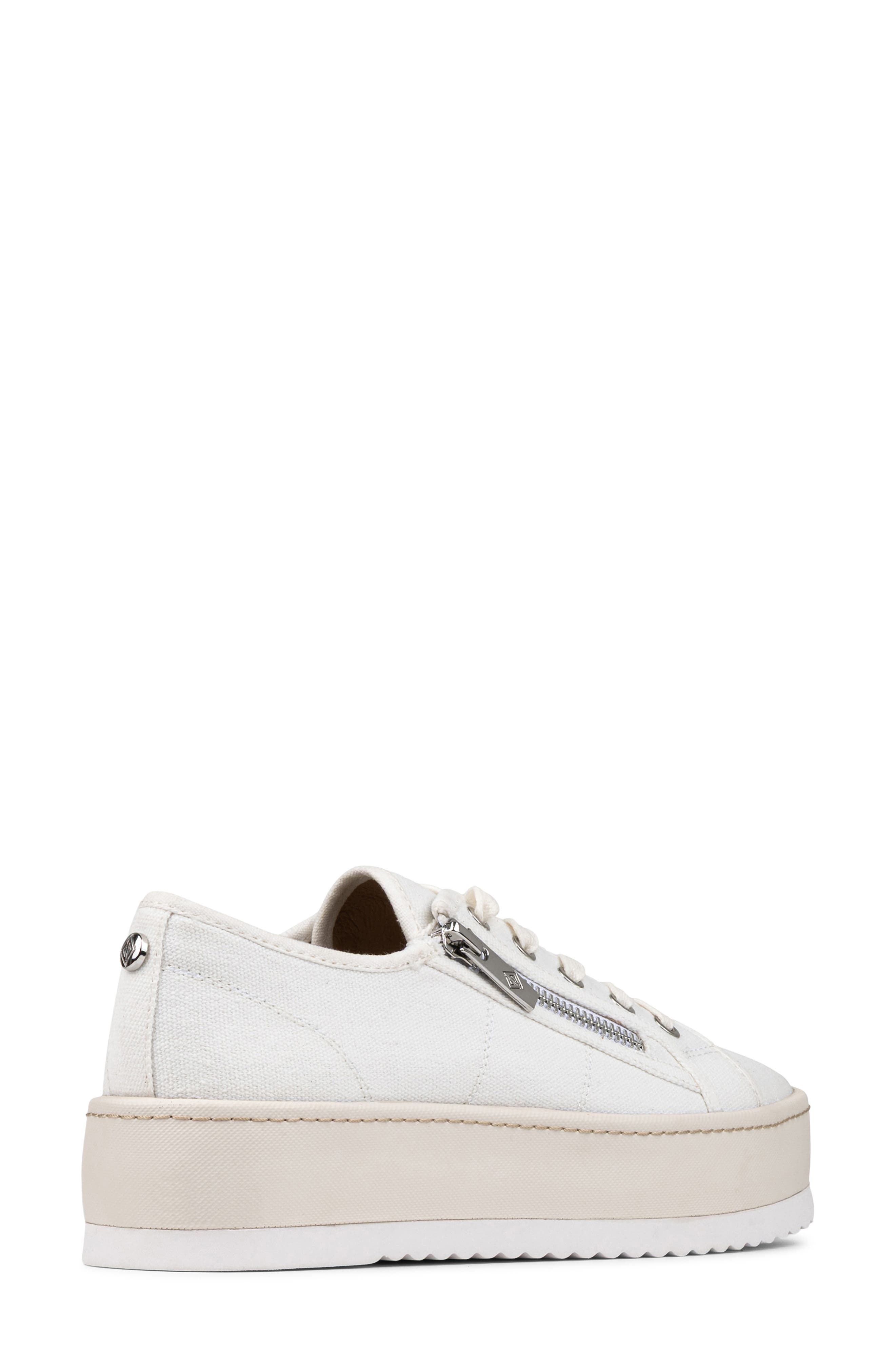 Donald Pliner Fatimah Platform Sneaker, Alternate, color, White