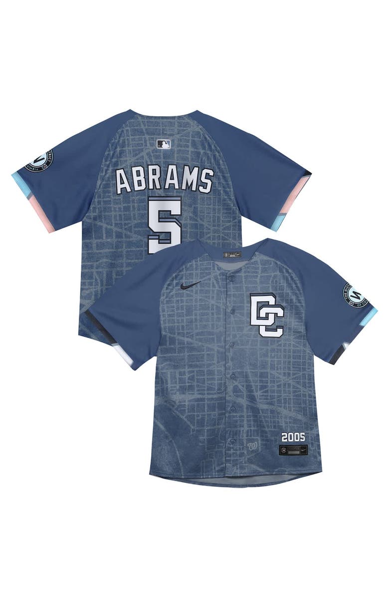 Nike Infant Nike CJ Abrams Blue Washington Nationals City Connect 2025 Limited Jersey, Main, color, Blue