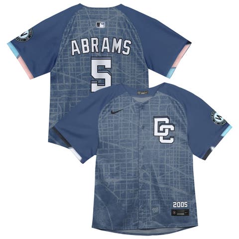 Infant Nike CJ Abrams Blue Washington Nationals City Connect 2025 Limited Jersey
