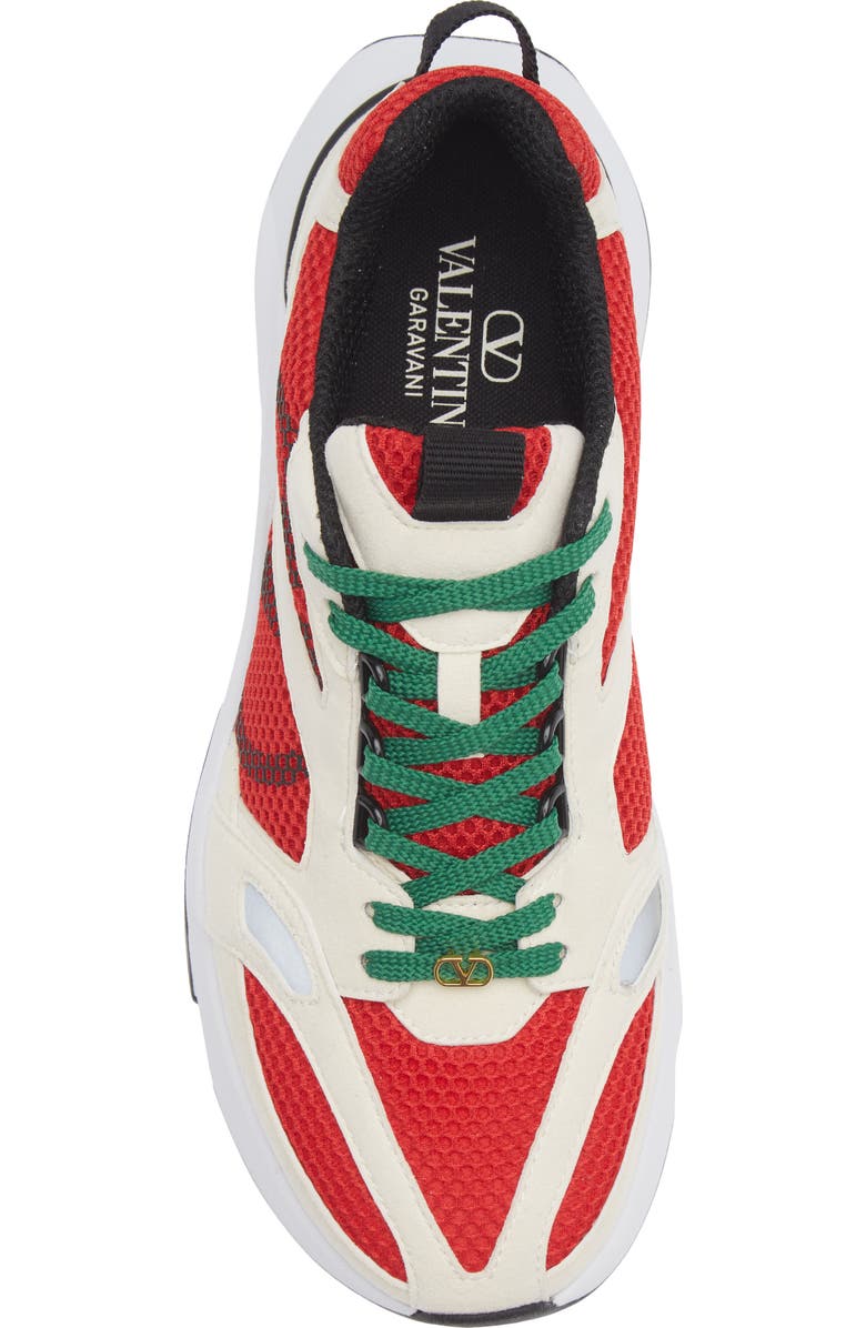 Valentino Garavani Demivee Sneaker, Alternate, color, Red Multi