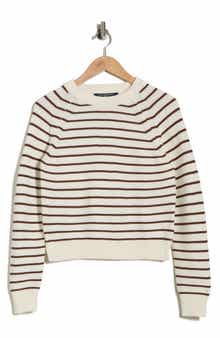 French Connection Mozart Stripe Crewneck Sweater
