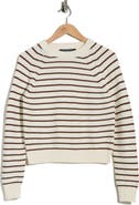 French Connection Mozart Stripe Crewneck Sweater