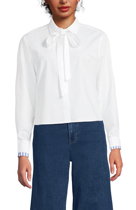 Easy Care Shirt with Removable Bow