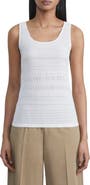 Lafayette 148 New York Smocked Satin Tank