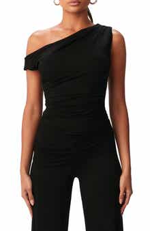 Naked Wardrobe Smooth One-Shoulder Top