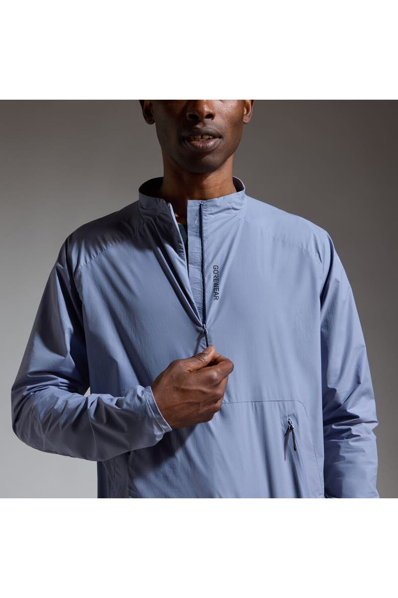 Concurve Windbreaker Anorak - Men's, Alternate, color, Amethyst Grey