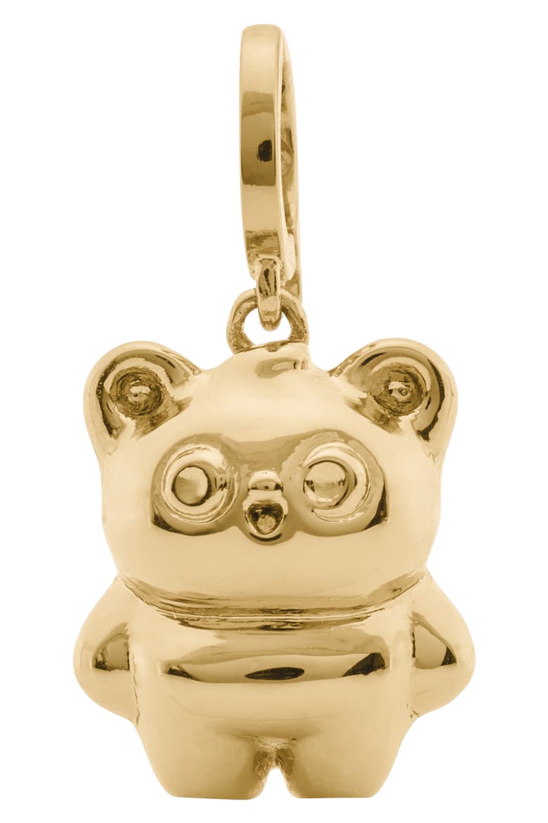 Panda Critter Charm, Main, color, GOLD