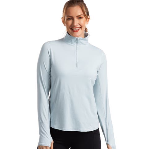 Women's Mock Zip Top Relaxed