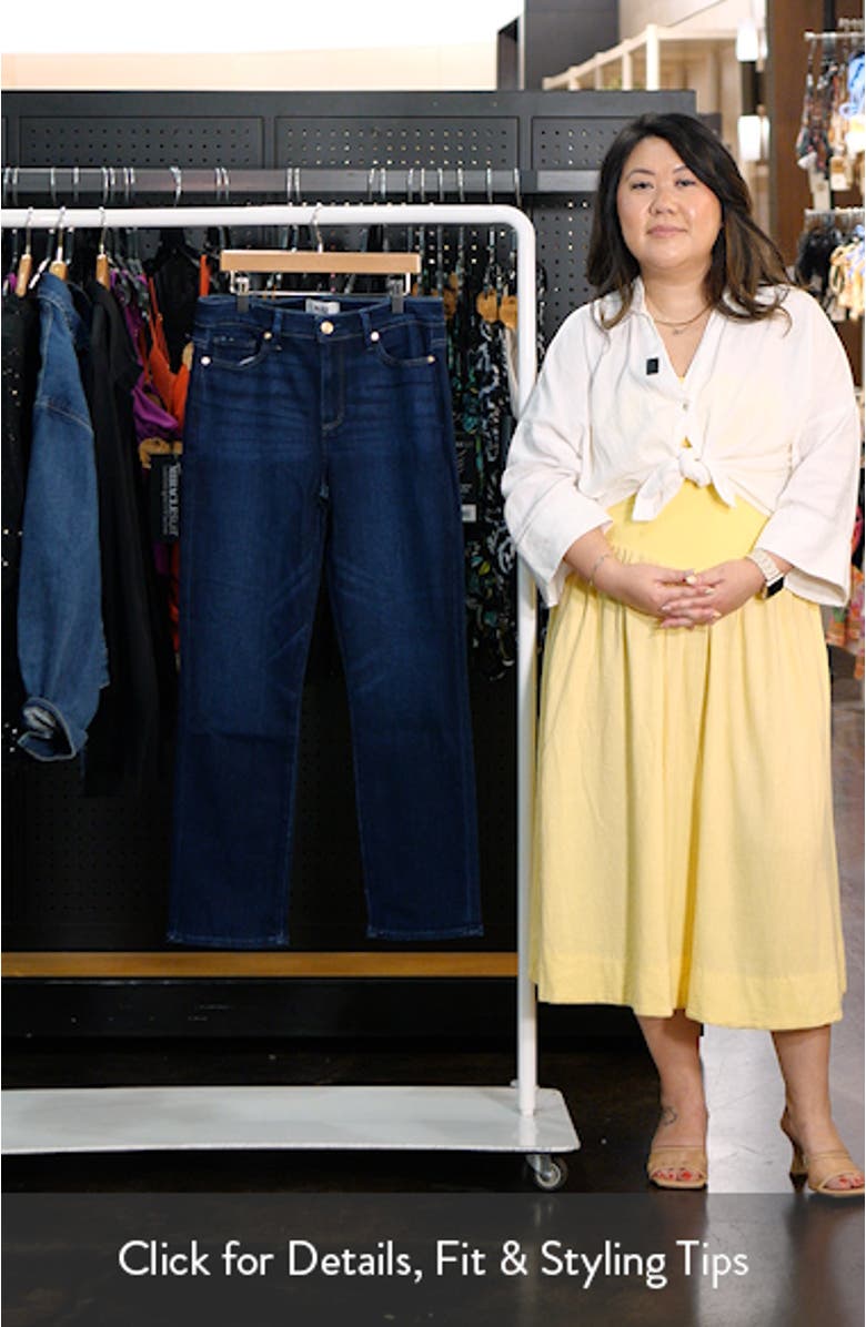 Cindy High Waist Ankle Straight Leg Jeans, sales video thumbnail
