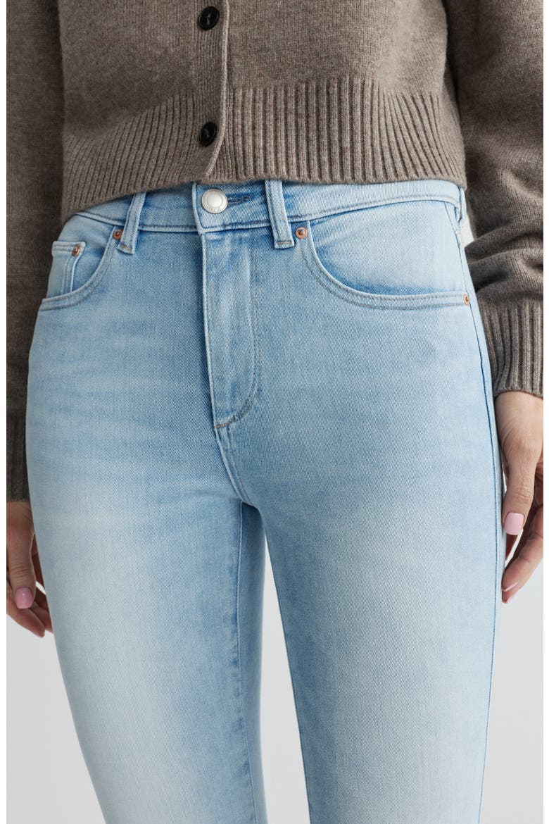 Mara Instasculpt™ Mid Rise Ankle Straight Leg Jeans, Alternate, color, OCEAN