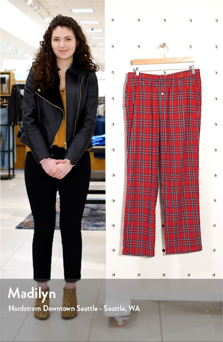 Men's Plaid Flannel Pajama Pants, sales video thumbnail