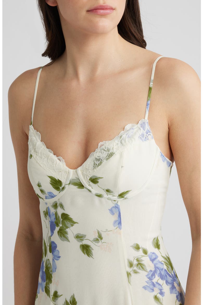 Laia Floral Dress, Alternate, color, HOPE