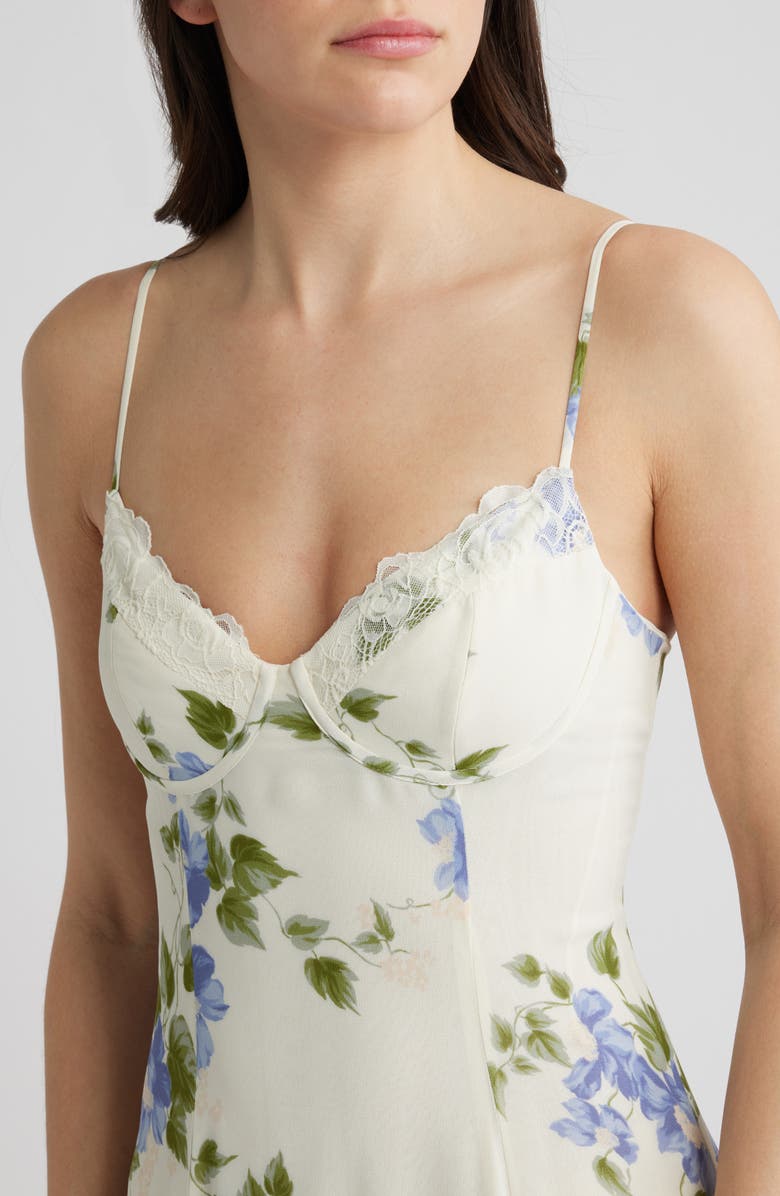 Reformation Laia Floral Dress, Alternate, color, Hope