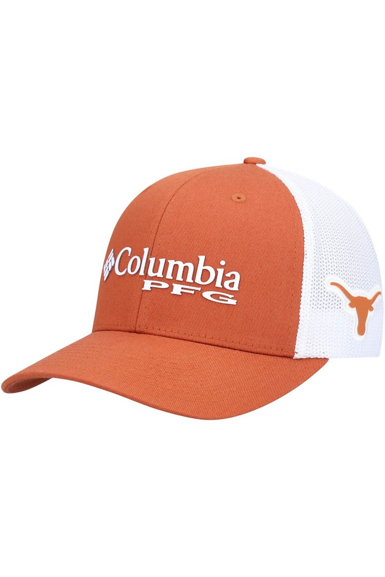 Men's Columbia Texas Orange Texas Longhorns PFG Flex Hat, Main, color, Burnt Orange