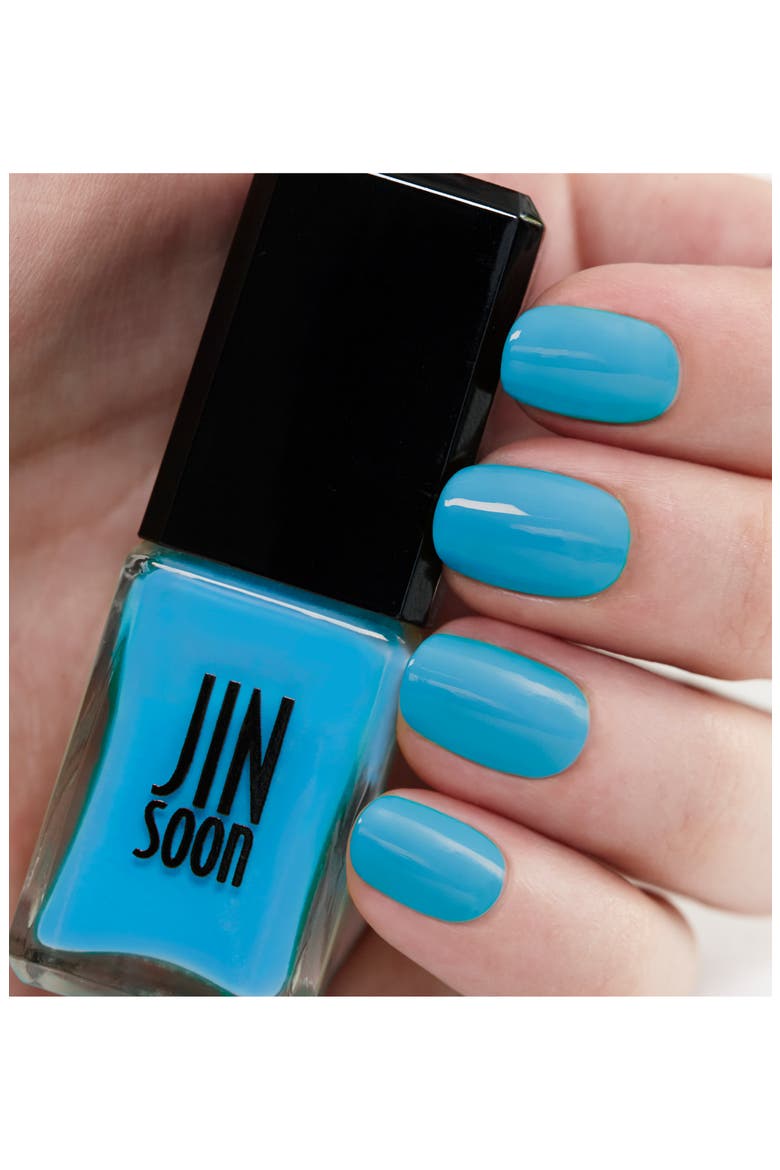 'Poppy Blue' Nail Lacquer, Alternate, color, POPPY BLUE