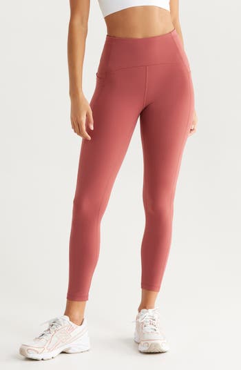 Hi-Rise Square Pocket Leggings - Black Links Pattern
