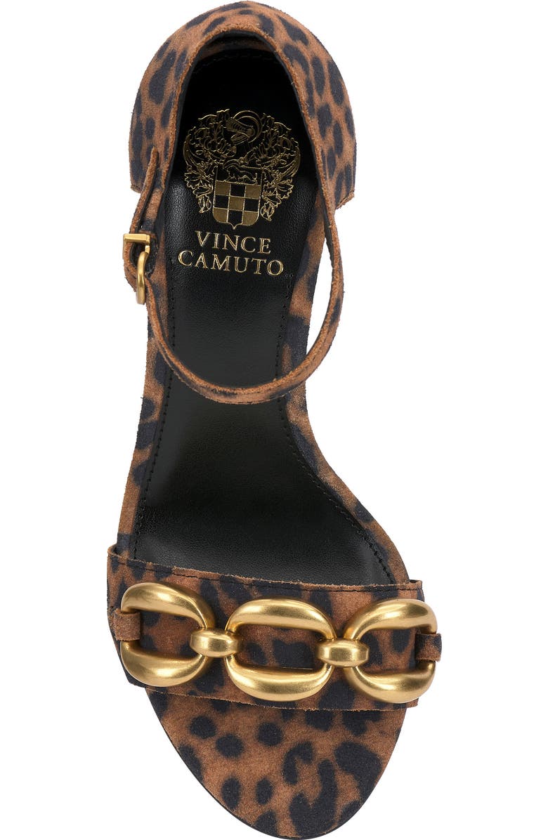 Vince Camuto Aurelia Ankle Strap Sandal, Alternate, color, Camel